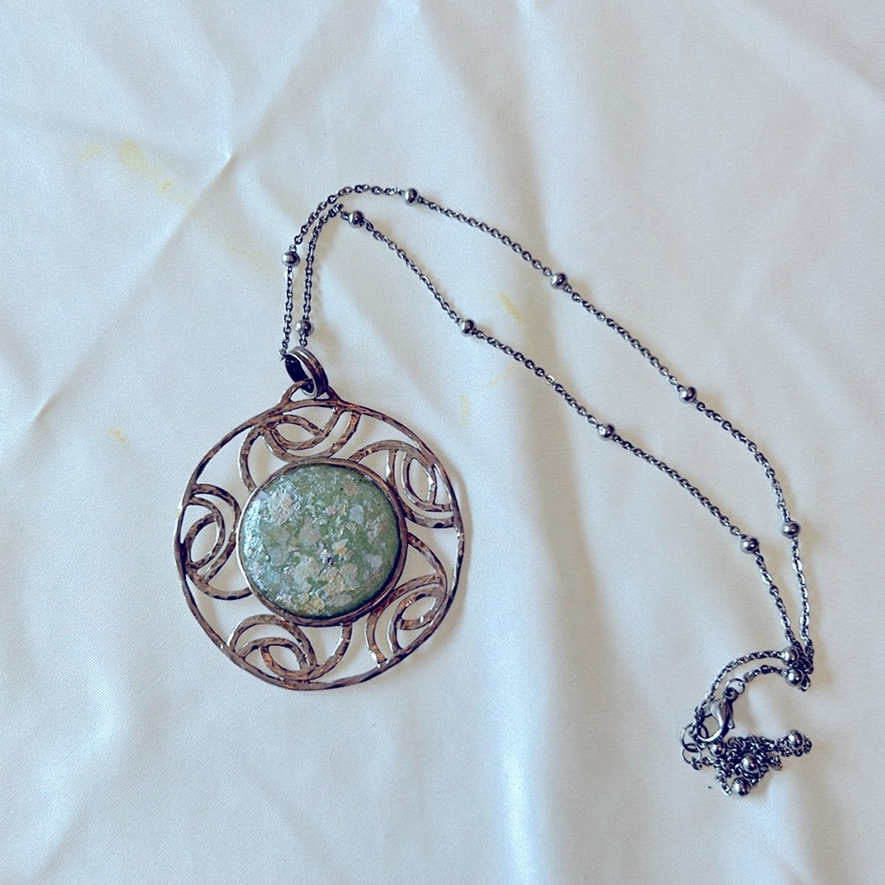 Roman glass pendant